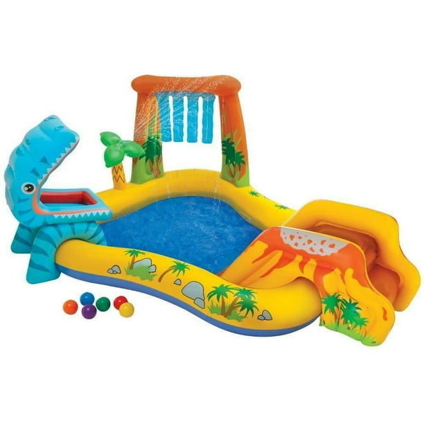 43inches Inflatable Swimming Pool Blow Up Pool for Family Kids Backyard Foldable